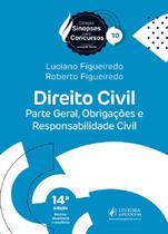 Sinopses Para Concursos V 10 Direito Civil Parte Geral, Obrigações E Responsabilidade Civil 14 Edicão 2025 Juspodivm