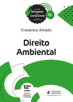 Sinopses Para Concursos V 30 Direito Ambiental - 12ª Edição 2024 Juspodivm