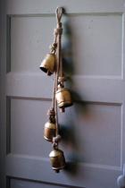 Sinos pendurados KALALOU NKC3786K Ferro rústico 66 cm Sinos pendurados KALALOU NKC3786K Ferro rústico 66 cm