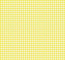 Sintético Doll Estampado - Xadrez Amarelo 50 cm x 1,36mt