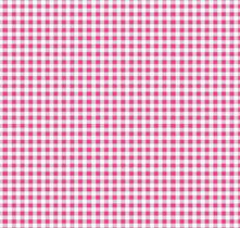 Sintético Doll Estampado - Xadrez Pink 50 cm x 1,36mt