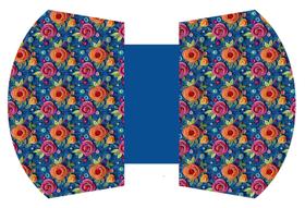 Sintético Doll Necessarie Flores Perola Jeans 3D