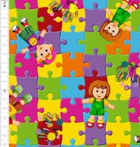 Sintético Doll Quebra Cabeças Crianças - Puzzle