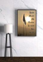 Sinto muito. Me perdoe. Te amo. Sou grato. (Ho'oponopono) Tamanho A3 com Moldura Estilo 3