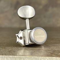 Sintonizadores de bloqueio Gotoh Magnun Lock Trad (MG-T) 6 em linha de níquel Sintonizadores de bloqueio Gotoh Magnun Lock Trad (MG-T) 6 em linha de níquel