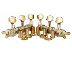 Sintonizadores de bloqueio Guyker 1:18 para elétricos, folclóricos ou acústicos Sintonizadores de bloqueio Guyker 1:18 para elétricos, folclóricos ou acústicos