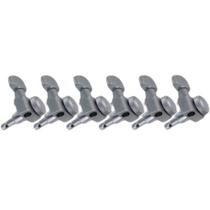 Sintonizadores de guitarra Fender Deluxe Locking Staggered Brushed Chrome Sintonizadores de guitarra Fender Deluxe Locking Staggered Brushed Chrome