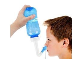 Sinusite Higienizador Ducha Nasal Lavador Lavagem Portátil - 300ml Crianças e Adultos