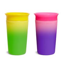Sippy Cup Munchkin Miracle 360 270 ml Color Change, pacote com 2 unidades Sippy Cup Munchkin Miracle 360 270 ml Color Change, pacote com 2 unidades