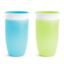 Sippy Cup Munchkin Miracle 360, à prova de derramamento, 300 ml, pacote com 2 unidades Sippy Cup Munchkin Miracle 360, à prova de derramamento, 300 ml, pacote com 2 unidades