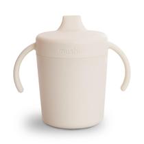 Sippy Cup mushie Trainer, resistente a vazamentos, 230 ml, 6 meses ou mais