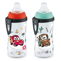 Sippy Cup NUK Active 300 ml, pacote com 2 unidades Disney Cars Lightning McQueen