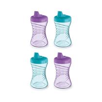 Sippy Cup NUK Fun Grips Hard Spout 300 ml, pacote com 4 unidades para criança