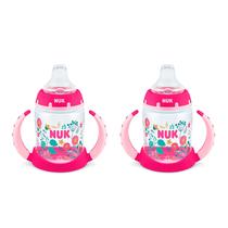 Sippy Cup NUK Learner Cup 150 ml, pacote com 2 unidades, sem BPA, à prova de derramamento