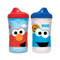 Sippy Cup NUK Sesame Street Hard Spout 300 ml, pacote com 2 unidades, sem BPA Sippy Cup NUK Sesame Street Hard Spout 300 ml, pacote com 2 unidades, sem BPA