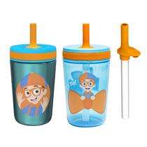 Sippy Cup Zak Designs Blippi Kelso 350ml em aço inoxidável Sippy Cup Zak Designs Blippi Kelso 350ml em aço inoxidável