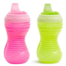 Sippy Cups Munchkin Mighty Grip 300 ml à prova de derramamento por mais de 6 meses