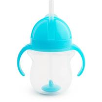 Sippy Cups Munchkin Weighted Straw 200 ml para crianças pequenas, azul Sippy Cups Munchkin Weighted Straw 200 ml para crianças pequenas, azul