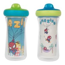 Sippy Cups The First Years Marvel Insulated, pacote com 2 unidades de 270 ml Sippy Cups The First Years Marvel Insulated, pacote com 2 unidades de 270 ml