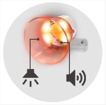 Sirene audiovisual sir-120v 115 db de fácil instalação