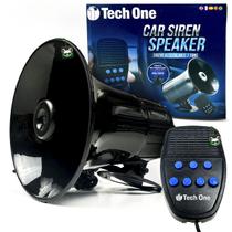 Sirene Carro Alto Falante Megafone 7 Tons Som Policia Alarme