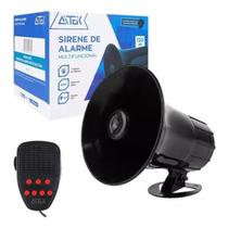 Sirene De Alarme Multifuncional 120db Microfone Integrado