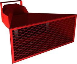 Sirene De Evacuação Robusta Vermelha Ip55 127Db Industrial - Btk Solutions