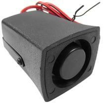 Sirene De Ré Piezoelétrica 24v Intermitente 100db Preta Dni