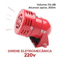 Sirene Eletromecânica MS-190 até 300m - 220v