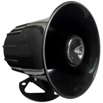 Sirene Eletrônica com Voz 115 Decibéis Preta - 3190 - KEY WEST Sirene Eletrônica com Voz 115 Decibéis Preta - 3190 - KEY WEST