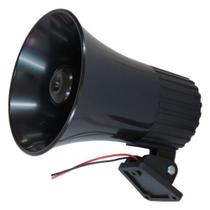 Sirene Eletrônica Corneta Sb-12 Preto Morey