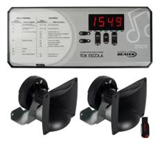 Sirene Musical Escolar + de 9 musicas com Par De Cornetas Sirene Musical Escolar + de 9 musicas com Par De Cornetas