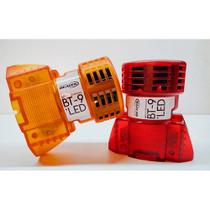 Sirene NR 26 BT-9 bivolt 400m Áudio Visual Led Cor Laranja