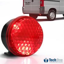 Sirene Ré Piezo 6 Tons Com Led Vermelho 12v 0,36w Universal