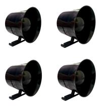 Sirenes Para Alarme Cerca Elétrica 1 Som Super Potente 4 Und