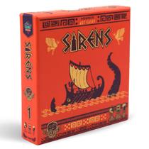 Sirens Jogo de tabuleiro de viagem com tema de mitologia grega, jogue em qualquer lugar Jogo estratégico de elaboração de cartas musicais 1-2 jogadores, maiores de 12 anos Fácil de aprender e jogar durante a noite de jogos Série Tiny Game