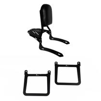 Sissy Bar Encosto E Afastador De Alforge Kawasaki Vulcan 650