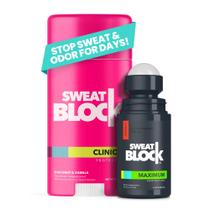 Sistema Antitranspirante SweatBlock Roll-On 35 ml + Bastão 77 ml Sistema Antitranspirante SweatBlock Roll-On 35 ml + Bastão 77 ml