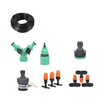 Sistema Automático De Irrigação Por Nebulização Para Jardim 10-50M Com Bico De Nebulização E Kit De