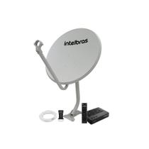 Sistema Banda Intelbras KU SAT 800, Receptor Digital + Antena, Full HD
