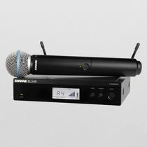 Sistema Blx24r/b58 Sem Fio Em Rack Com Microfone Beta 58a Sistema Blx24r/b58 Sem Fio Em Rack Com Microfone Beta 58a