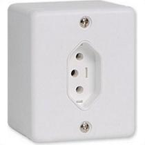 Sistema Box Ilumi 1 Tomada 2 Polos+Terra 10A. Branco - 63140 Sistema Box Ilumi 1 Tomada 2 Polos+Terra 10A. Branco - 63140