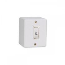 Sistema Box Ilumi 6A. Branco Pulsador 1 Tecla Campainha - 6313 Sistema Box Ilumi 6A. Branco Pulsador 1 Tecla Campainha - 6313