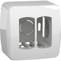 Sistema Box Schneider Dexson-Miluz Para 2 Modulos Branco - S3B76020 Sistema Box Schneider Dexson-Miluz Para 2 Modulos Branco - S3B76020