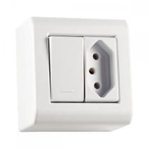Sistema Box Tramontina Lizflex 1 Simples+Tomada 2P+T. 10A - 57304/013