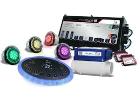 Sistema Controle De Spa Slim Light 9.371s Sinapse C/ 3 Spots