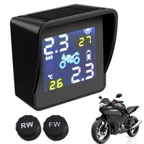 Sistema De Alarme De Monitoramento De Pressão E Temperatura De Pneus TPMS Para Motocicletas Com