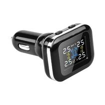 Sistema De Alarme Digital De Pressão De Pneus TPMS Sem Fio Universal Com 4 Sensores Externos E