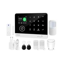 Sistema De Alarme Residencial Sem Fio WiFi GSM Tuya Smart Com Ajuste De Volume De Alarme Em Tempo