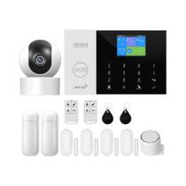 Sistema De Alarme Sem Fio Para Casa Inteligente Tuya GSM WiFi Compatível Com Kit De Alarme